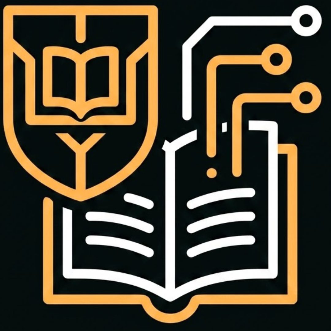 Icon of a book and shield representing Pave-Vent's academic validation and university testing
