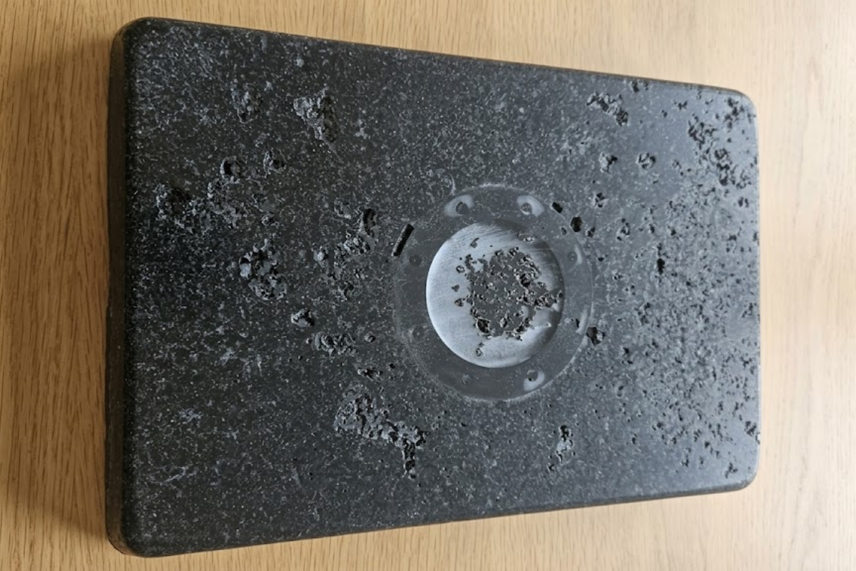 PaveVent freeze-thaw asphalt test showing structural integrity during ice expansion